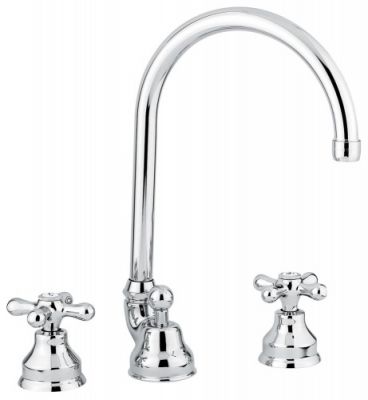 Emmevi Deco Classic, смеситель 12043 с донным клапаном для раковины на 3 отверстия, цвет хром 12043/CR