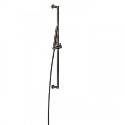 Gessi Inciso Shower Штанга в комплекте с душевой лейкой с защитой отизвесткового налёта, шланг 1,50 м, цвет: black XL 58145#299