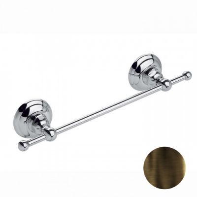 Nicolazzi Accessori Полотенцедержатель 30 см, подвесной, цвет: тёмная бронза 1483DB