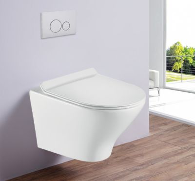 ESBANO Унитаз подвесной ASTER (White). Размер: 495x365x315.