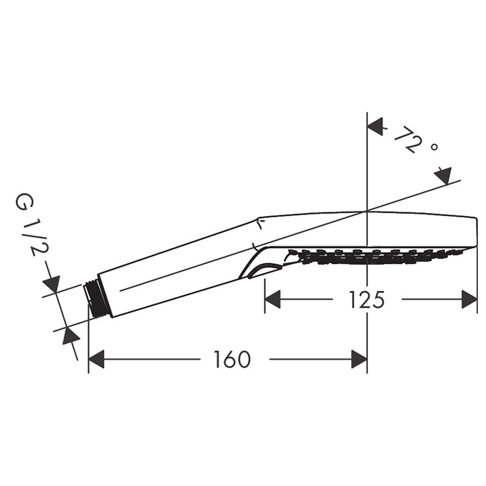 Hansgrohe Raindance Select 120 Air Ручной душ 12см., цвет: хром 26531000