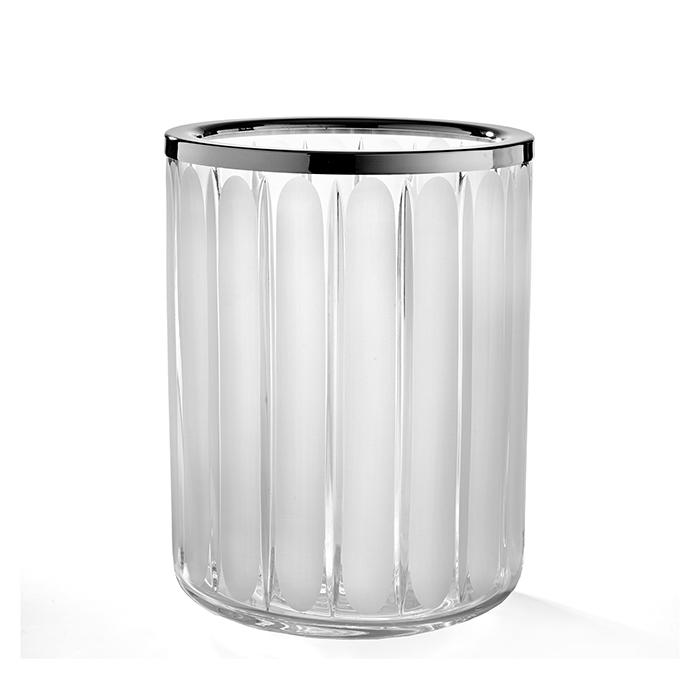 3SC Montblanc Ведро 20х20хh28см, цвет: прозрачный хрусталь/хром MB65ACRSL