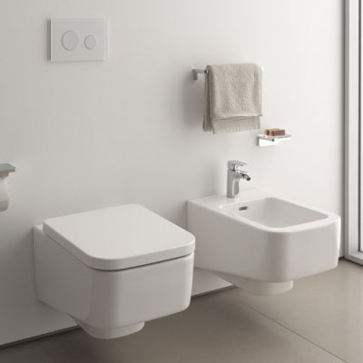 Laufen Pro S Биде подвесное 53x36x30 см, 1 отв. для смесителя, с переливом, цвет: белый 8.3096.1.000.302.1