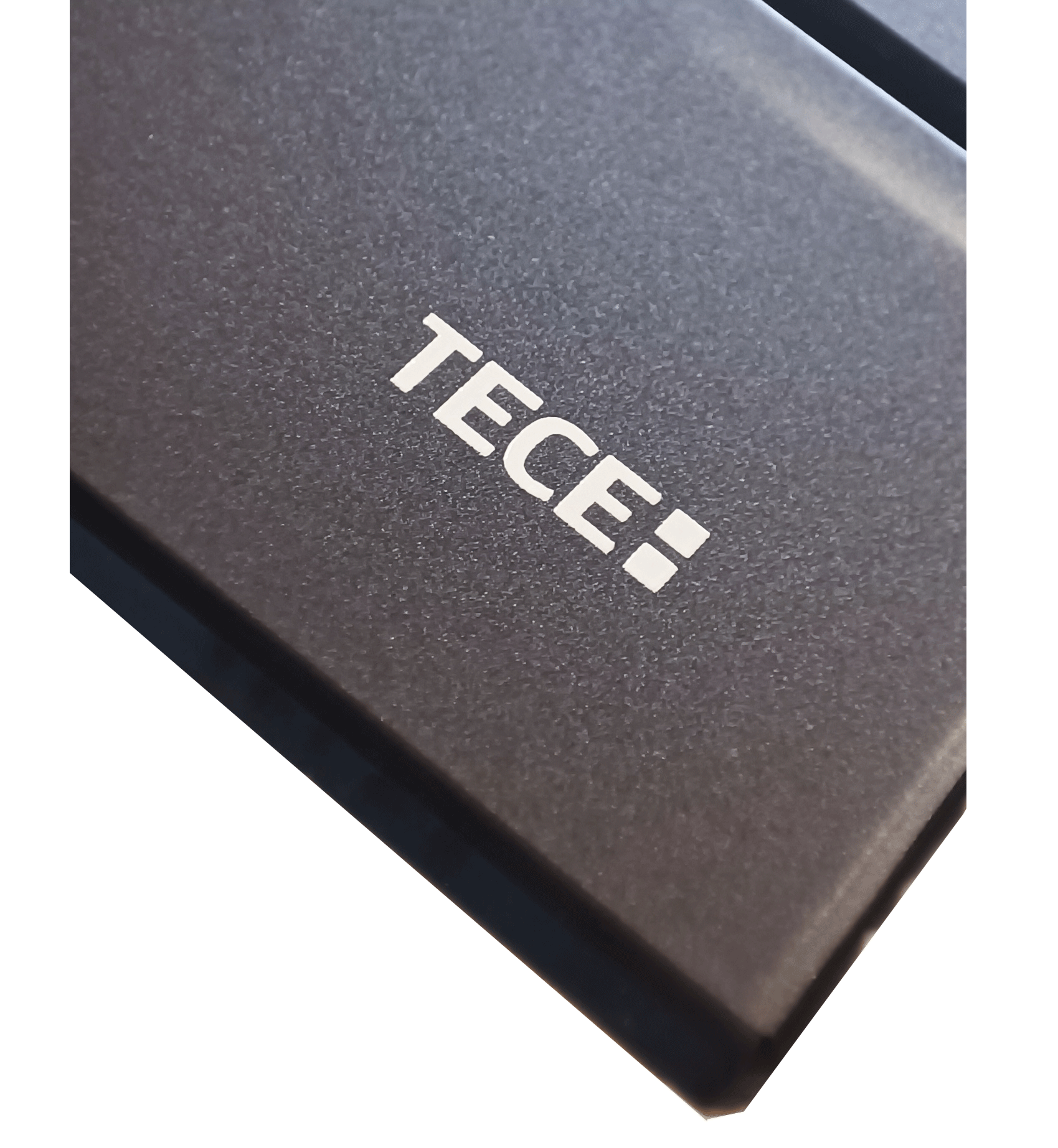 9240825 TECEsquare II  клавиша смыва стекло чёрный матовый