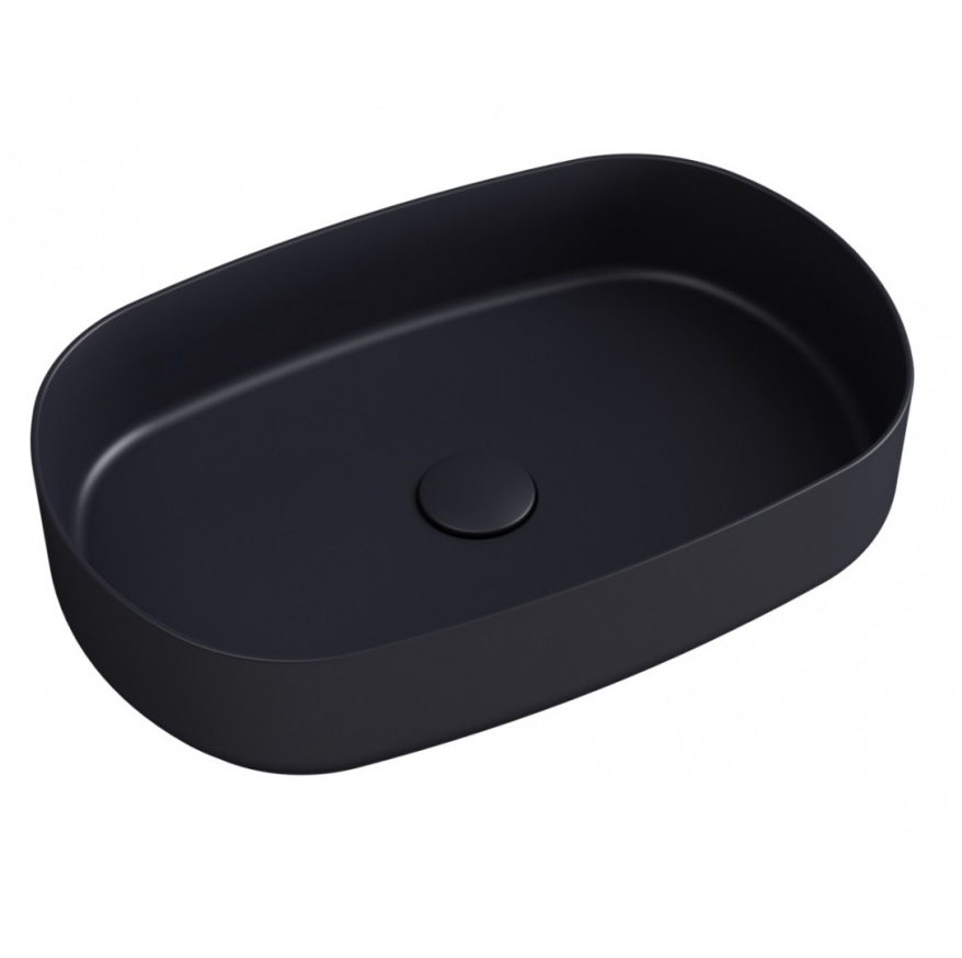 ISVEA Infinity раковина накладная 55x36 см, 10NF65050SV-2C антрацит