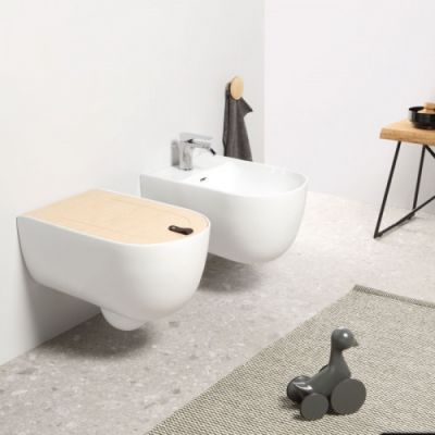 Artceram THE ONE Унитаз подвесной 52 см безободковый THV001 05 белый матовый