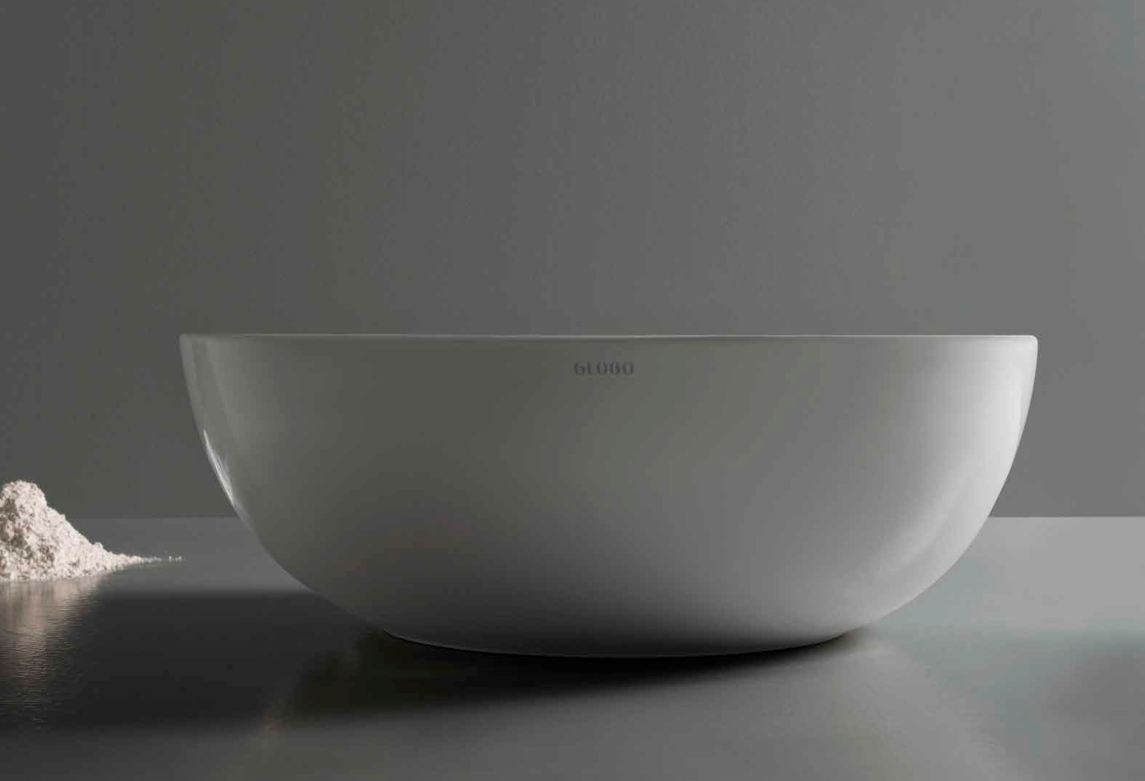 B6T45.BI GLOBO T-Edge Раковина-чаша на столешницу d45, цвет белый