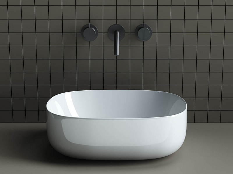 Умывальник чаша накладная 460*350 Ceramica Nova Element