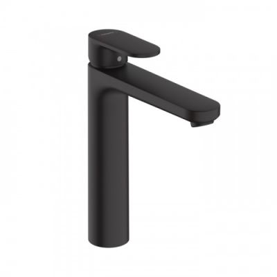 Hansgrohe Vernis Blend Смеситель для раковины, излив 190 мм, с донным клапаном, цвет: матовый черный 71552670