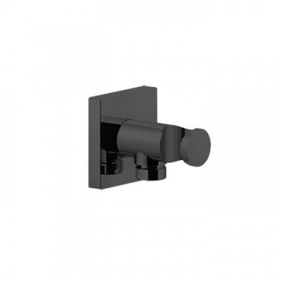 Gessi Rilievo Вывод воды с держателем для душевой лейки на 1/2, цвет: nero XL 59161#299