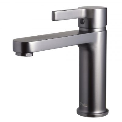 Maxonor LUCKY PL10106.1-9 Смеситель для раковины, графит матовый