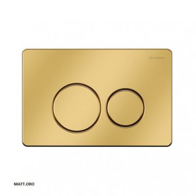 Клавиша смыва Caprigo DS001-oro матовое золото