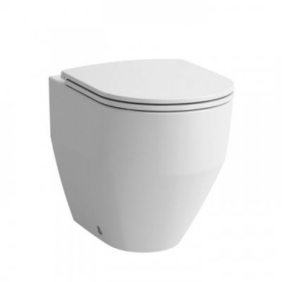 Laufen Pro Унитаз напольный приставной, безободковый 36х53х43 см, слив универсальный, цвет: белый 8.2295.6.000.000.1