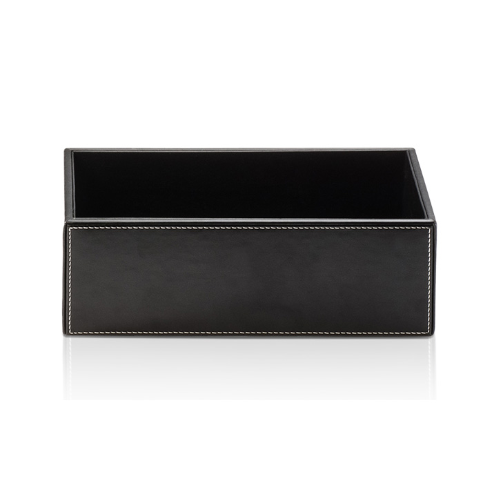 Decor Walther Brownie BOD2 Универсальная коробка 24.5x13x9.5см, настольная, цвет: черная кожа 930660