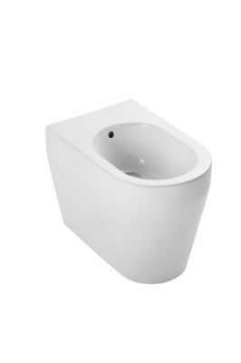 Neroceramica Genesi, биде напольное 55х35, цвет белый