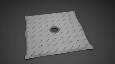 Квадратная душевая плита 110x110 с компактным трапом RADAWAY 5CK1111/5K01
