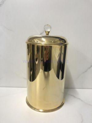 Ведро для мусора 5л. Bagno & associati Folie FS 91552 золото