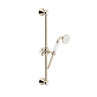 Gattoni PD Душевая стойка 60см с лейкой CLASSIC и шлангом, цвет: золото 24к 1039/PDD0