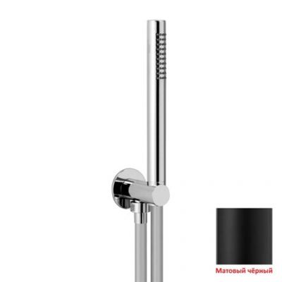 SD004A05Q AquaElite душевой гарнитур из латуни, 1/2", чёрный матовый