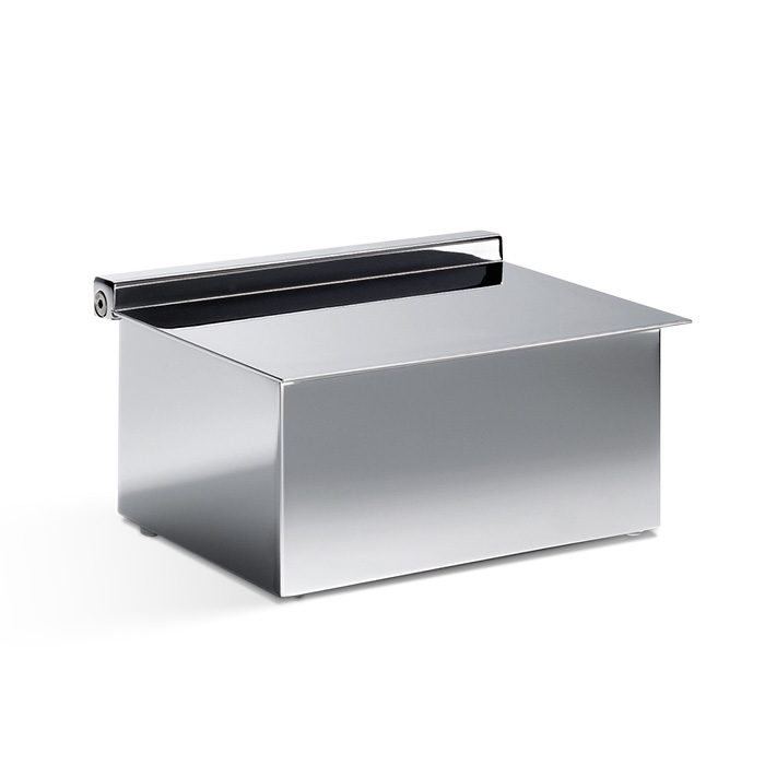 Decor Walther FB 3 Бокс для влажных салфеток 14.5x11.5x8см, настольный, цвет: хром 839800
