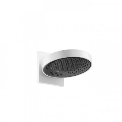 Hansgrohe Rainfinity Верхний душ, d=250мм, 3 jet, с настенным держателем, EcoSmart, цвет: белый матовый 26233700
