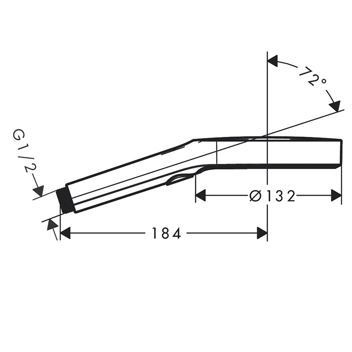 Hansgrohe Rainfinity Ручной душ, 3jet, цвет: черный матовый 26865670
