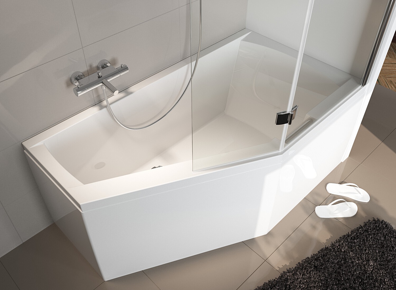Ванна акриловая RIHO Geta 160x90 L левая BA8700500000000