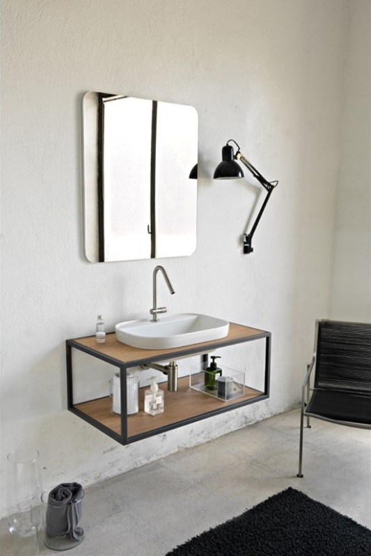 Раковина встраиваемая сверху 56X39 Scarabeo Glam, белая