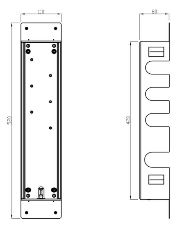 Carimali Короб для установки термостатического смесителя на 3 выхода KIT00030