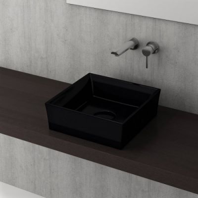 Раковина накладная 56*38 Bocchi Cesena 1172-004-0125 чёрная