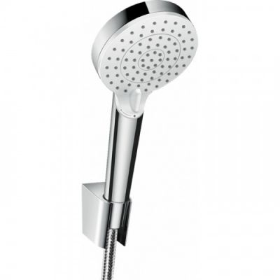Hansgrohe Crometta Vario Porter Ручной душ, с держателем, цвет: хром/белый 26694400