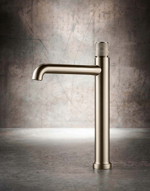 Maxonor WONDERFUL PL11112-26 Смеситель для раковины высокий, шампань