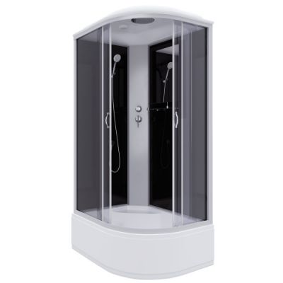 Душ.каб. NG-2510-14L (1200х800х2150) высокий поддон(40см) стекло тонированное