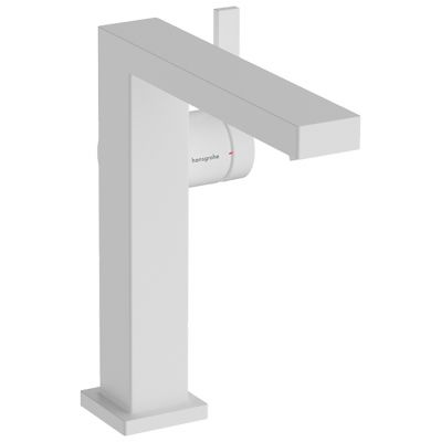 73040700 Hansgrohe Tecturis E Смеситель для раковины, на 1 отв., высота: 15см., с донным клапаном, цвет: белый матовый