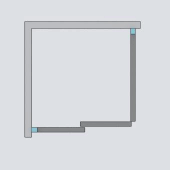 Шторка на ванну 160x70 Radaway IDEA Black PN DWJ+S