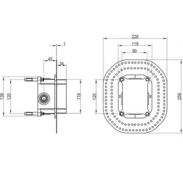 VILLEROY&BOCH  Vi-Box Скрытая часть VBTVS00035100000