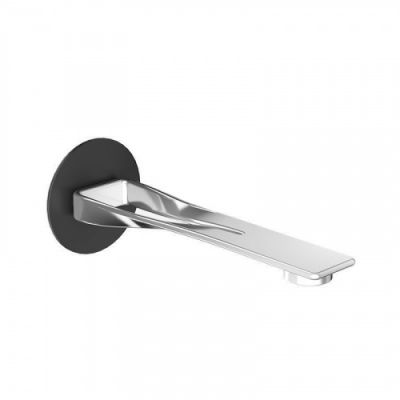 Излив 200 мм Webert One-B AC1039441, черный/сталь