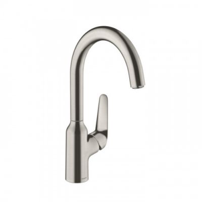 Hansgrohe Focus Смеситель для раковины, на 1 отв., цвет: сталь 71802800