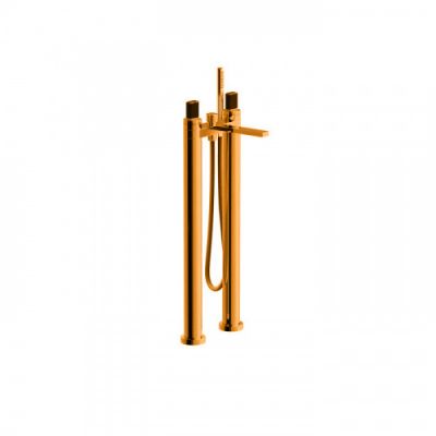 Fantini Venezia In Смеситель для ванны, напольный, излив: 215 мм, цвет: Matt Copper PVD 29 P9 N580SB