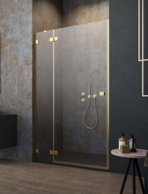 Душевая дверь 90 см Radaway Essenza Pro Gold DWJ 10099090-09-01L золото