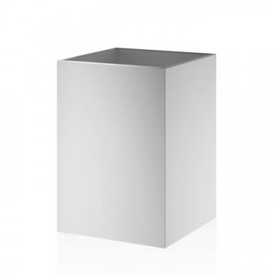 Decor Walther DW 112 Корзина для бумаги 20x20x30см, напольная, цвет: белый 607550