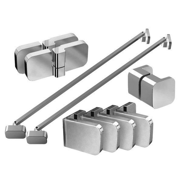 D01000A081 Комплект крепления Ravak B SET BSDPS 120x80,90 хром правый