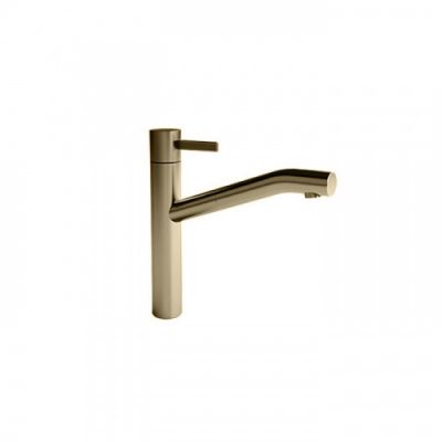 Fantini AF/21 Смеситель для раковины, 1 отв., излив: 217 мм, цвет: Matt British Gold PVD 27 P6 A753F