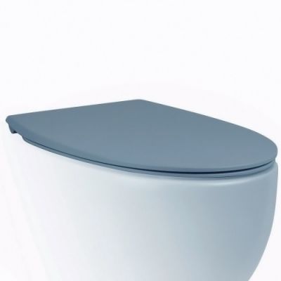 АеТ Dot 2.0 C555R141 Крышка с сиденьем механизм soft-close, цвет пастельно-синий матовый