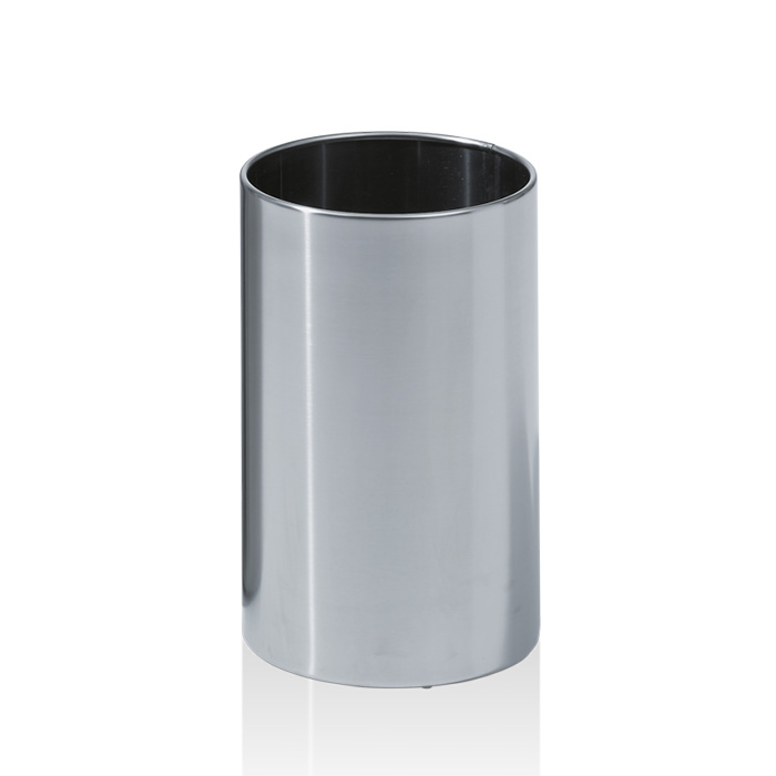 Decor Walther DW 104 Корзина для бумаги 20xh32см, напольная, цвет: сталь полированная 603570