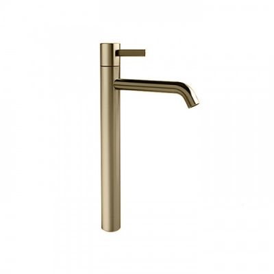 Fantini AF/21 Смеситель для раковины, 1 отв., высокий излив: 18.4 см, цвет: Matt British Gold PVD 27 P6 A706WF