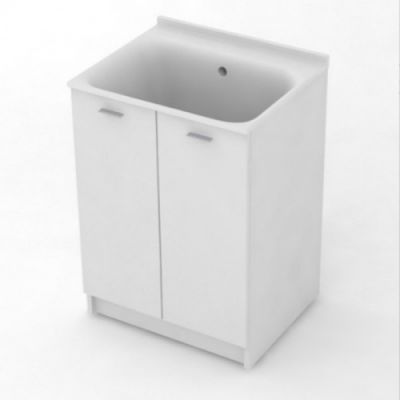 Тумба с раковиной постирочная 60x50 глубокая Kerasan 9166K3*0