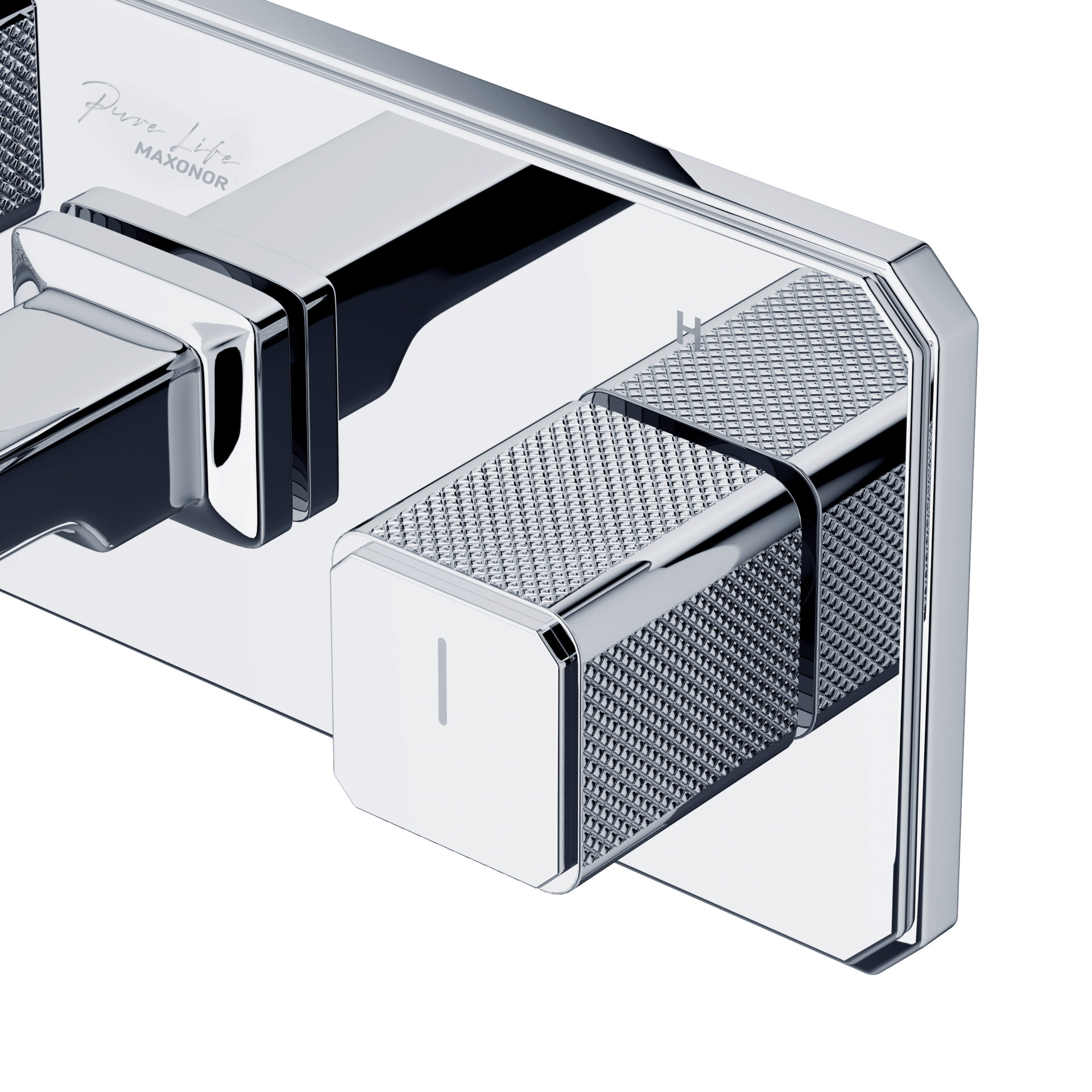 Maxonor ABSOLUTE PL14109 Смеситель для раковины встраиваемый, хром