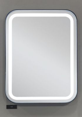 Xpertials OLEKC, прямоуг. зеркало 80х60 см с закруг. краями, LED свет, вкл/выкл с димм., профиль гля 84354135-33975