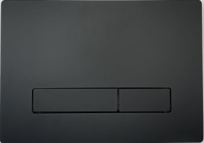 KK-POL 350/PSM/011-00-00 Vitrum Metal Slim Металлическая панель смыва для инсталляции, цвет черный матовый